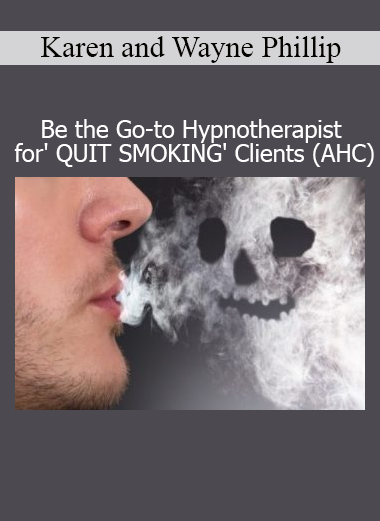 Karen and Wayne Phillip teaching hypnotherapists how to become the go-to experts for helping clients quit smoking using AHC methods