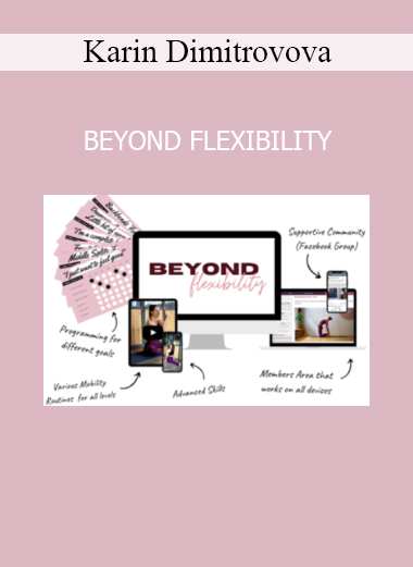 Karin Dimitrovova teaching BEYOND FLEXIBILITY program to improve mobility, strength, and functional range of motion