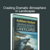 Kathleen Hudson demonstrating techniques for creating dramatic atmosphere in landscape painting