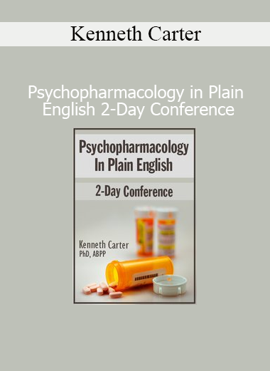 Dr. Kenneth Carter presenting simplified psychopharmacology concepts during a 2-day professional conference