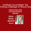 Kim Saunders presenting advanced wound care strategies in a professional certification course