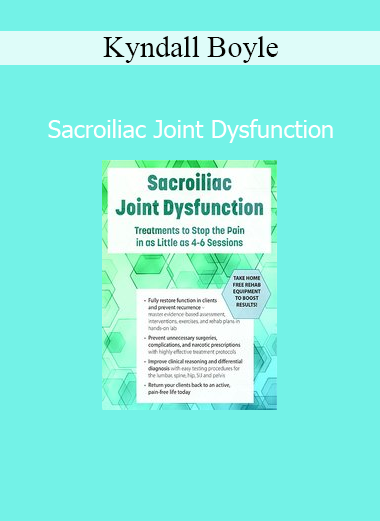 Kyndall Boyle Sacroiliac Joint Dysfunction course cover