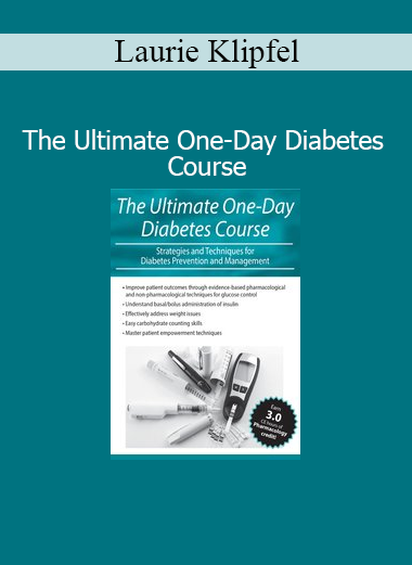 Laurie Klipfel presenting The Ultimate One‑Day Diabetes Course for healthcare professionals