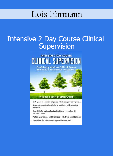 Lois Ehrmann leading an intensive 2-day training on ethical and effective clinical supervision practices