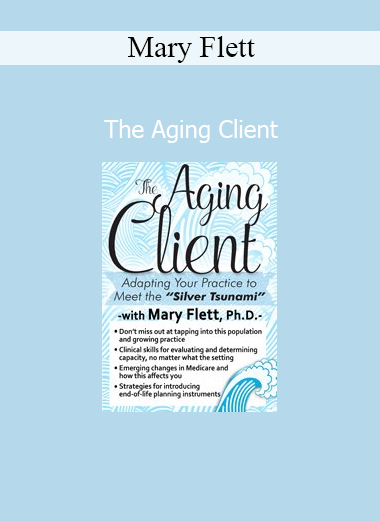 Mary Flett presenting The Aging Client: Adapting Your Practice to Meet the Silver Tsunami training for healthcare professionals