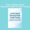 Melissa Westendorf presenting best practices for delivering ethical and effective telemental health services during a 2-day certification course