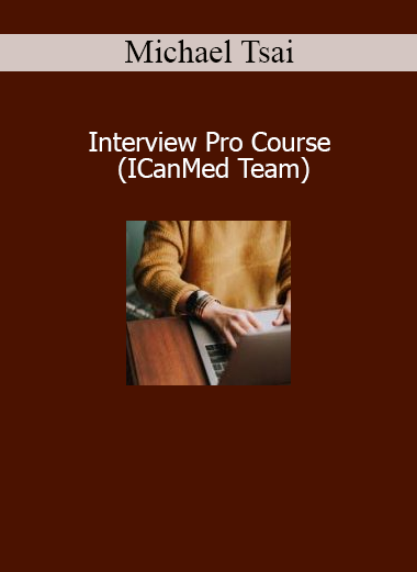 Michael Tsai and the ICanMed team presenting the Interview Pro Course for medical school interview success