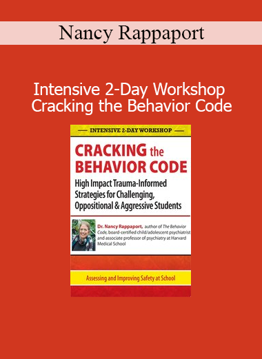 Nancy Rappaport presenting effective strategies to decode student behavior in an intensive 2-day workshop