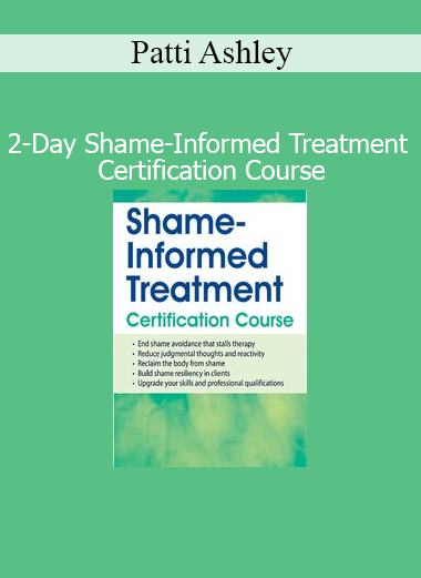Patti Ashley teaching clinicians how to recognize and treat shame-based trauma in a 2-day certification training