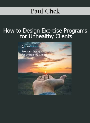 Paul Chek teaching How to Design Exercise Programs for Unhealthy Clients course on corrective exercise and holistic program design