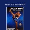 Peter Aerts demonstrating Muay Thai techniques including kicks, knees, and striking combinations in his instructional course