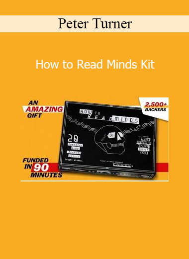 Peter Turner teaching mentalism techniques and psychological mind reading methods in the How to Read Minds Kit