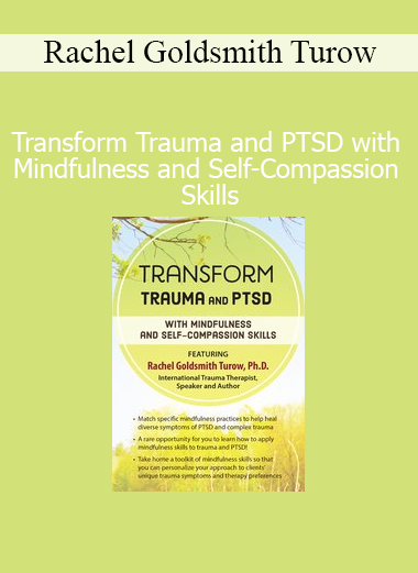 Rachel Goldsmith Turow presenting Transform Trauma and PTSD with Mindfulness and Self-Compassion Skills training for healing professionals