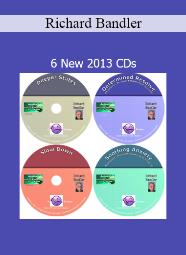 Richard Bandler 6 New 2013 CDs NLP audio course cover