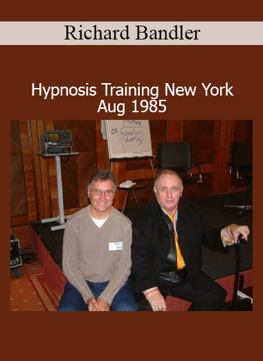Richard Bandler Hypnosis Training New York August 1985 NLP seminar cover