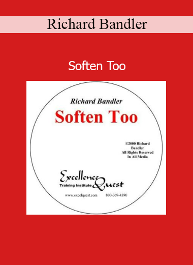 Richard Bandler Soften Too NLP audio trance session cover