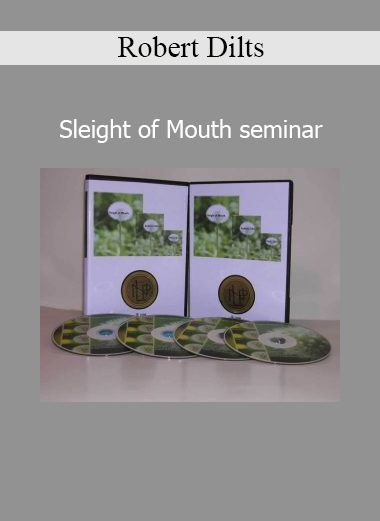 Robert Dilts presenting Sleight of Mouth seminar on persuasive language and belief change techniques