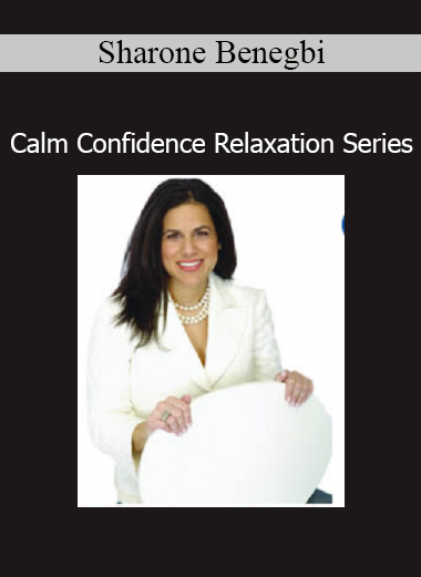 Sharone Benegbi guiding a Calm Confidence Relaxation session for stress relief and inner peace