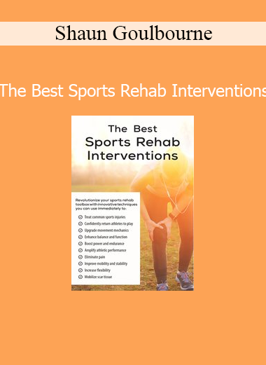 Shaun Goulbourne presenting The Best Sports Rehab Interventions training for sports rehabilitation professionals