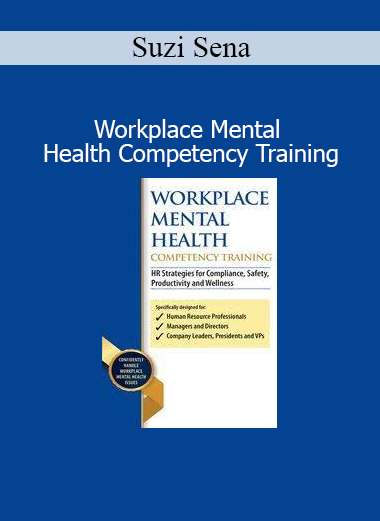 Suzi Sena delivering mental health competency training to support emotional well-being in the workplace