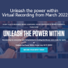 Tony Robbins presenting Unleash the Power Within Virtual event from March 2022 for peak performance and life transformation