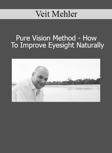 Veit Mehler presenting the Pure Vision Method course for naturally improving eyesight without glasses or surgery