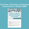 Vicki Steine presenting The Power of Nutrition & Integrative Interventions in Mental Health training for mental health professionals