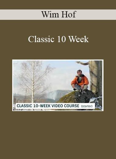 Wim Hof teaching the Classic 10 Week program combining breathwork, cold exposure, and mindset training for resilience and vitality