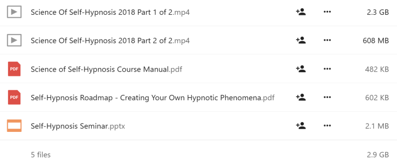Adam Eason - Self Hypnosis Seminar 2018