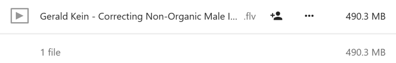 Gereal Kein - Correcting Non-Organic Male Impotence
