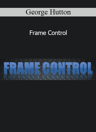 George Hutton presenting Frame Control course on social dominance, mindset influence, and conversational power