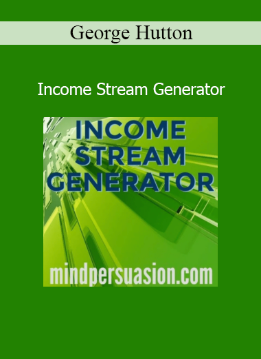 George Hutton presenting Income Stream Generator course on wealth mindset, passive income strategies, and subconscious alignment
