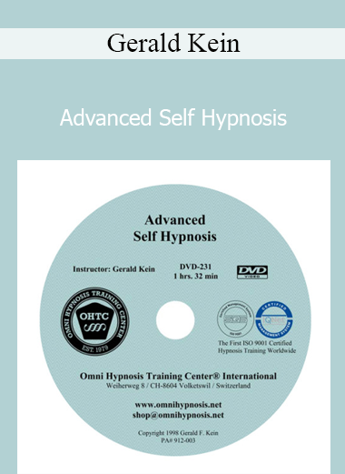 Gerald Kein Advanced Self Hypnosis course for deep self-programming and personal transformation