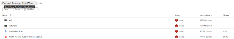 Donald Trump - The Wealth Builders Blueprint