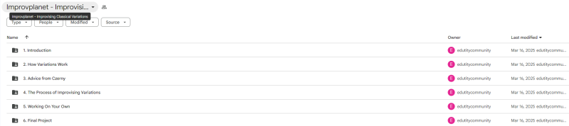 Improvplanet - Improvising Classical Variations