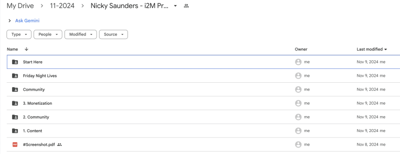 Nicky Saunders - i2M Program 2024
