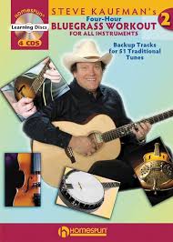 Steve Kaufman's - Four-Hour Bluegrass Workout, Series 2 (4 CDs + Book Set)