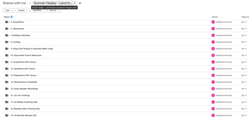 Sumner Healey - Land Investor Accelerator Program