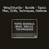 Sifu Fernandez WingTchunDo bundle topics misc drills techniques defense martial arts training set