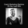 Taki Moore presenting the Coach Marketing Machine 28-Day Lead Blitz program for rapid client acquisition