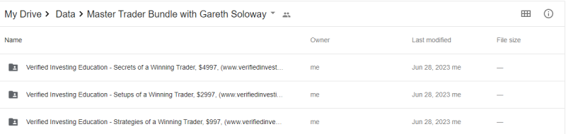 Gareth Soloway - Master Trader Bundle