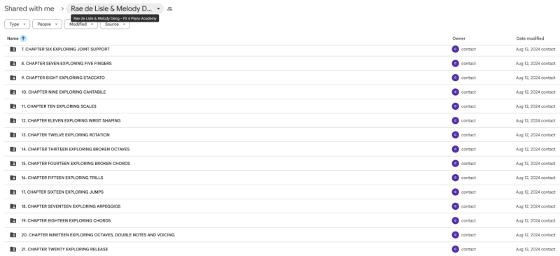 Rae de Lisle & Melody Deng - Fit 4 Piano Academy