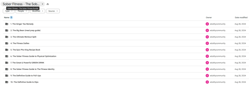 Sober Fitness - The Sober Fitness Bundle