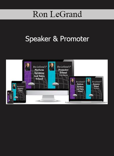 Ron LeGrand – Speaker & Promoter course cover