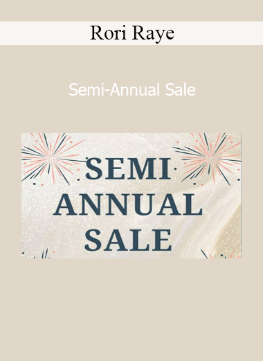 Rori Raye Semi-Annual Sale discount event